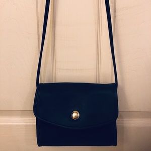 Vintage Coach Navy Mini Crossbody bag